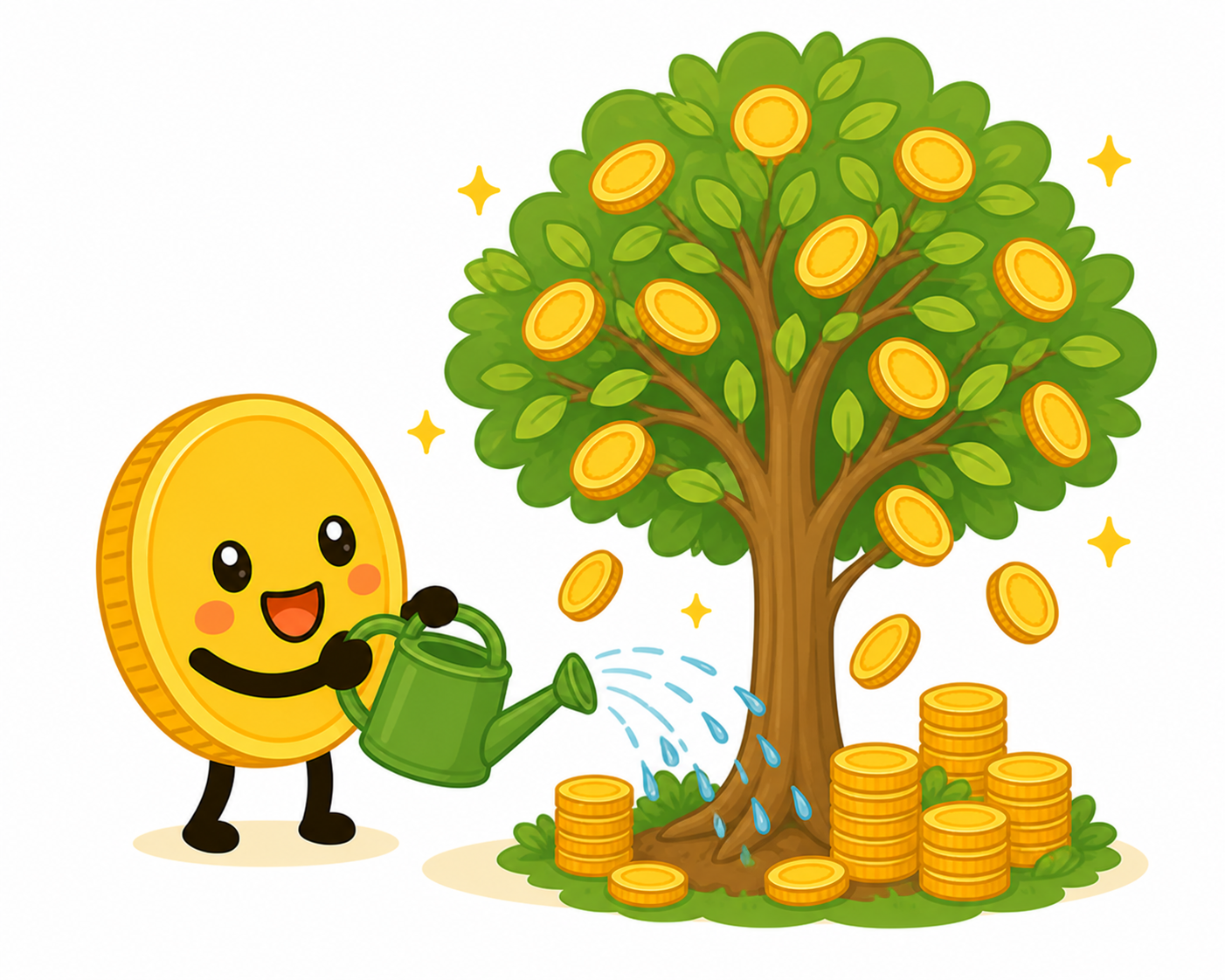 NISAでお金を育てるイメージ