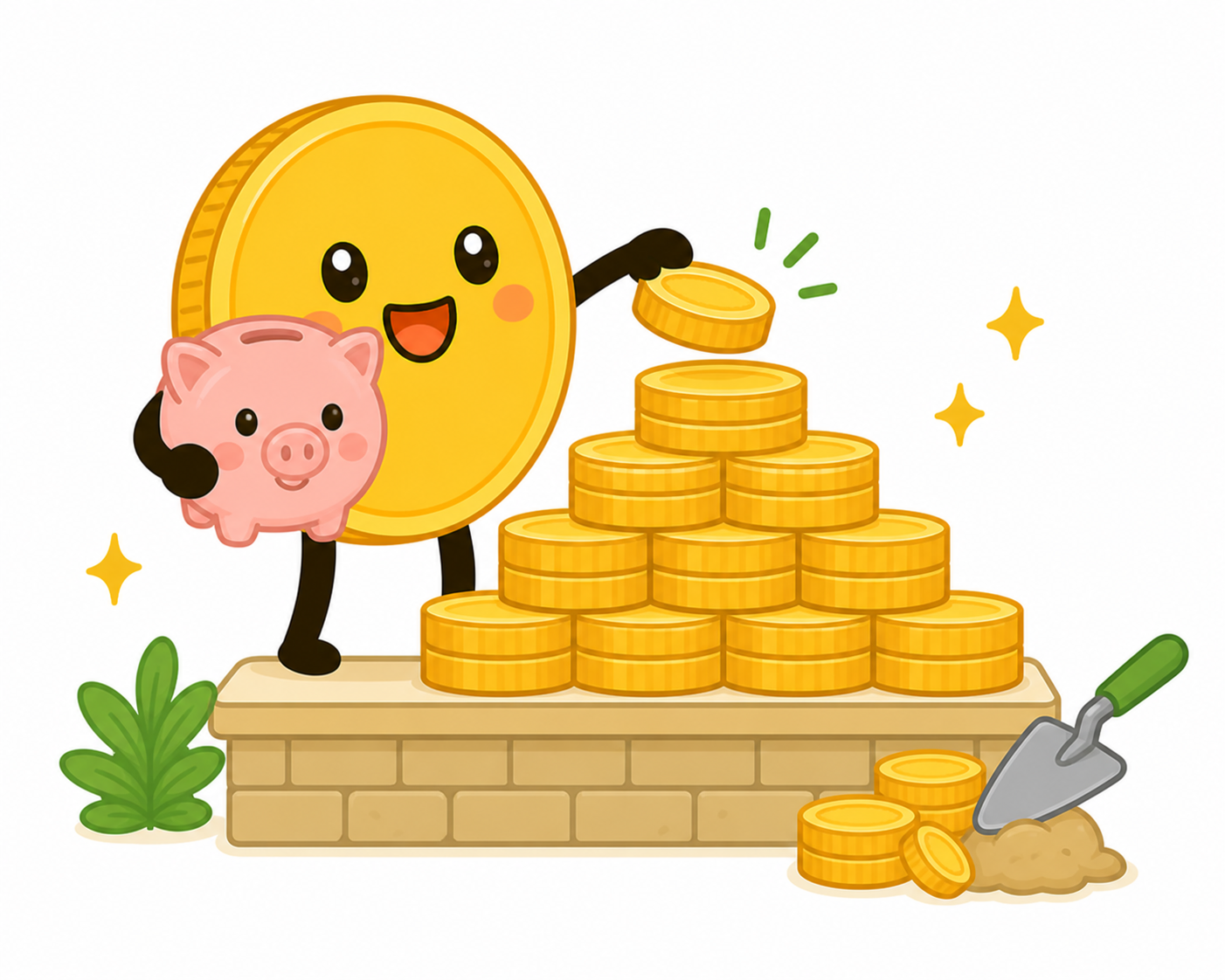 貯金の基礎固めイメージ