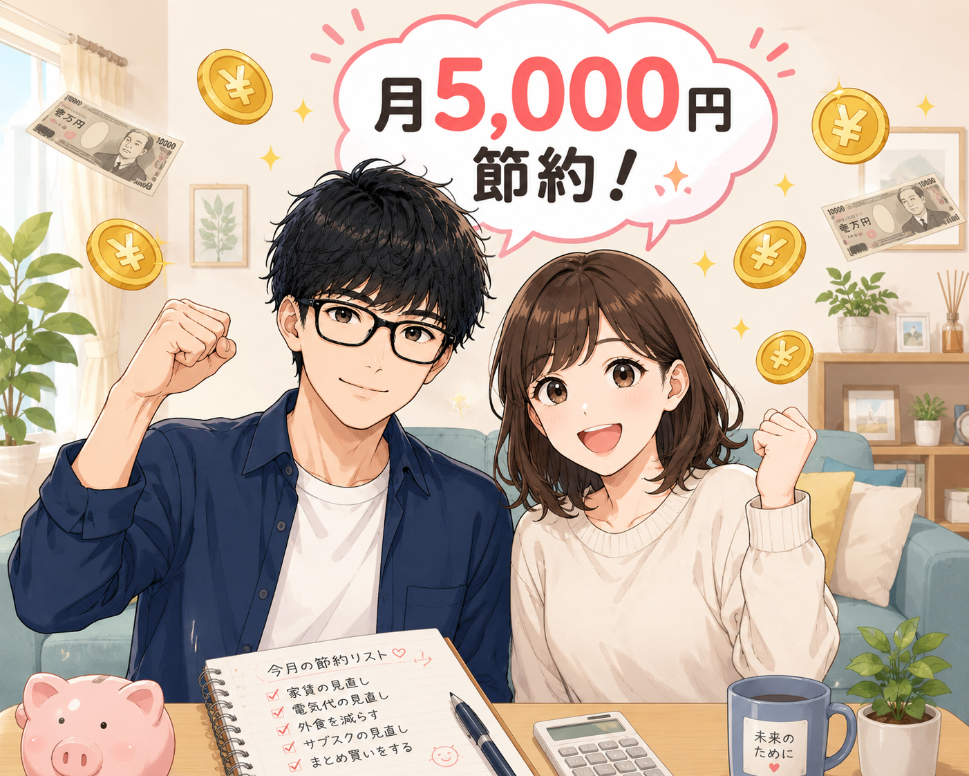 家賃節約成功