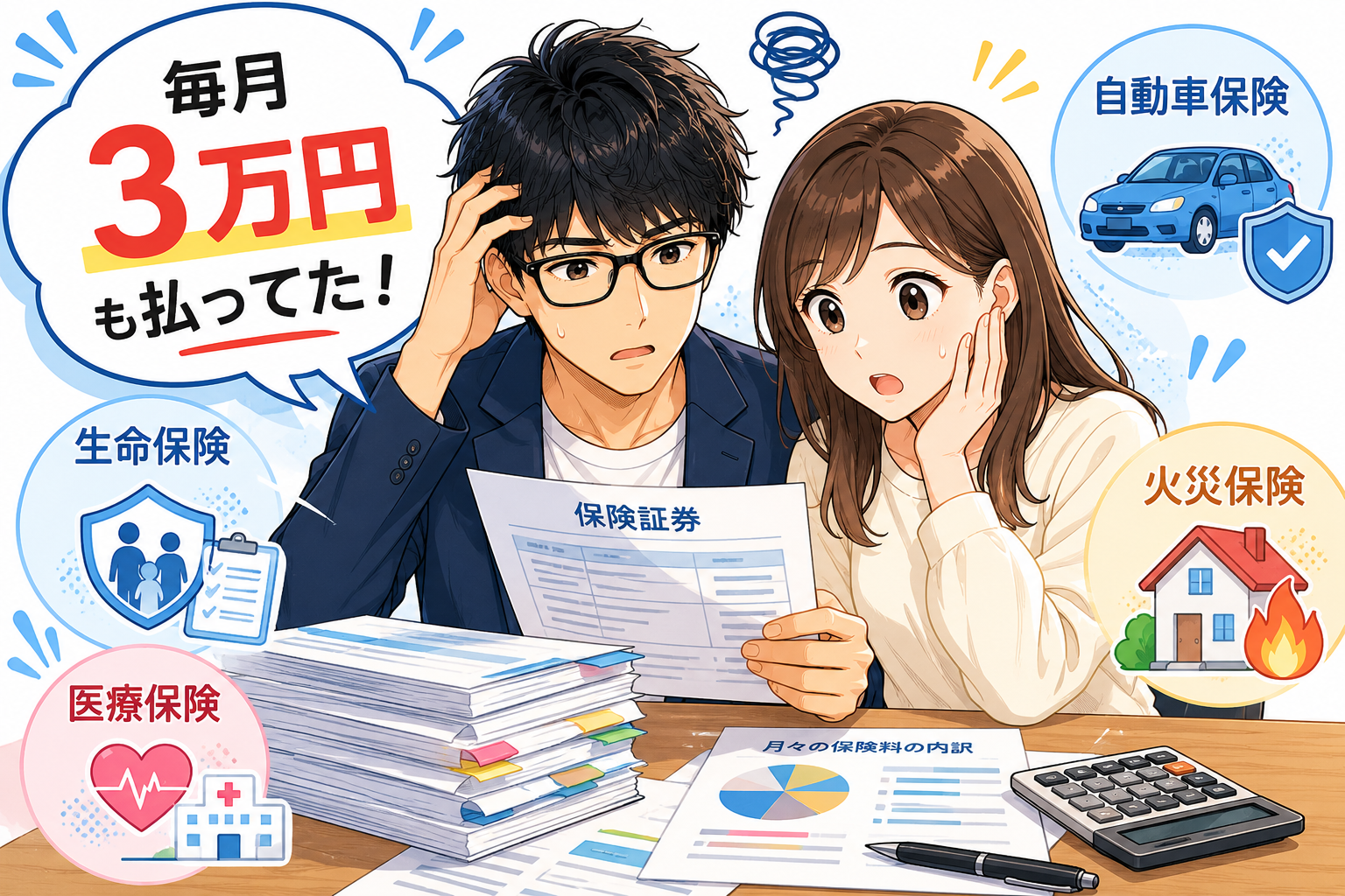 保険料払いすぎのイメージ