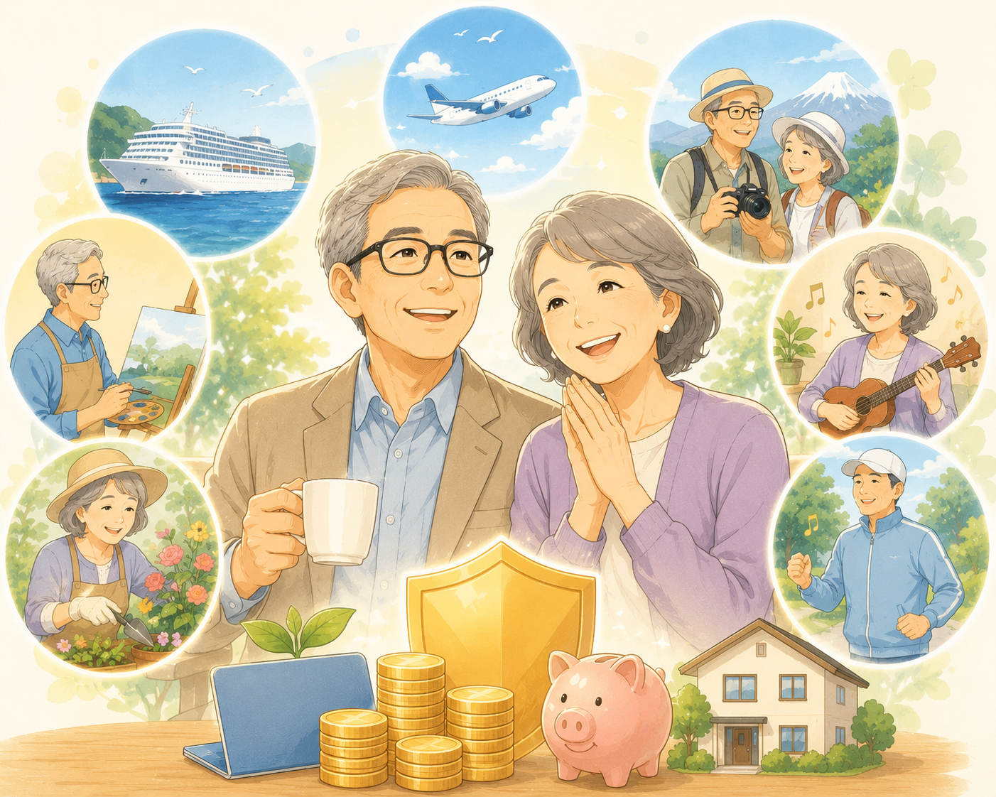 年金とNISAで老後安心