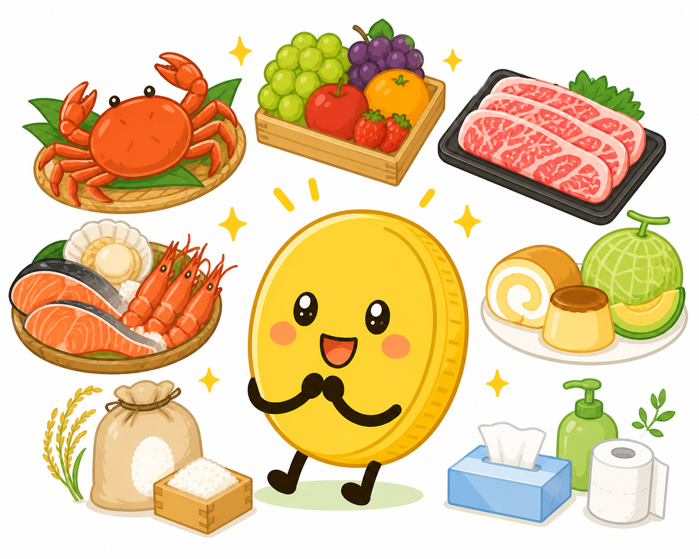 ふるさと納税の豊富な返礼品