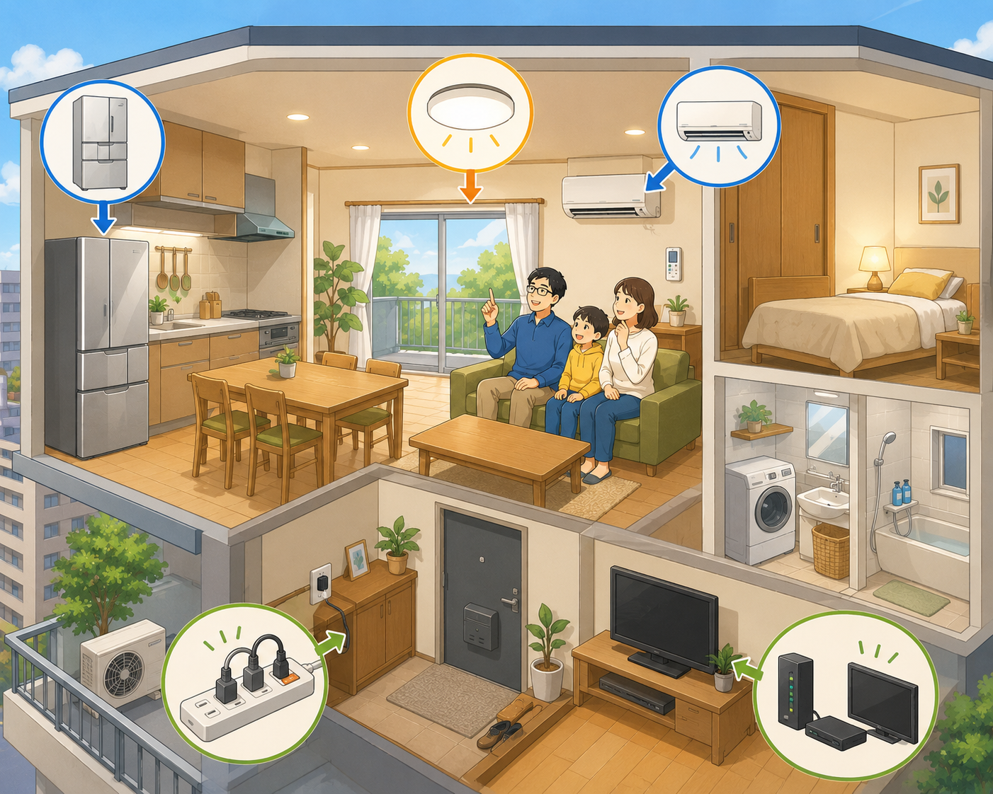 大手電力 vs 新電力の比較