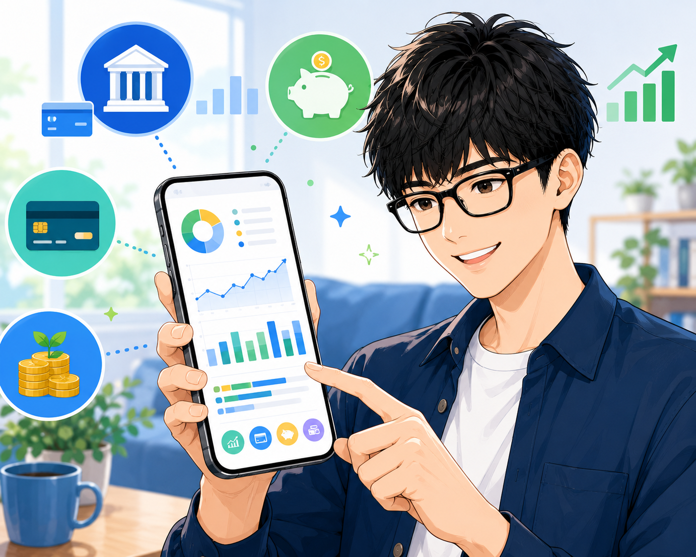 マネーフォワードMEで資産増加