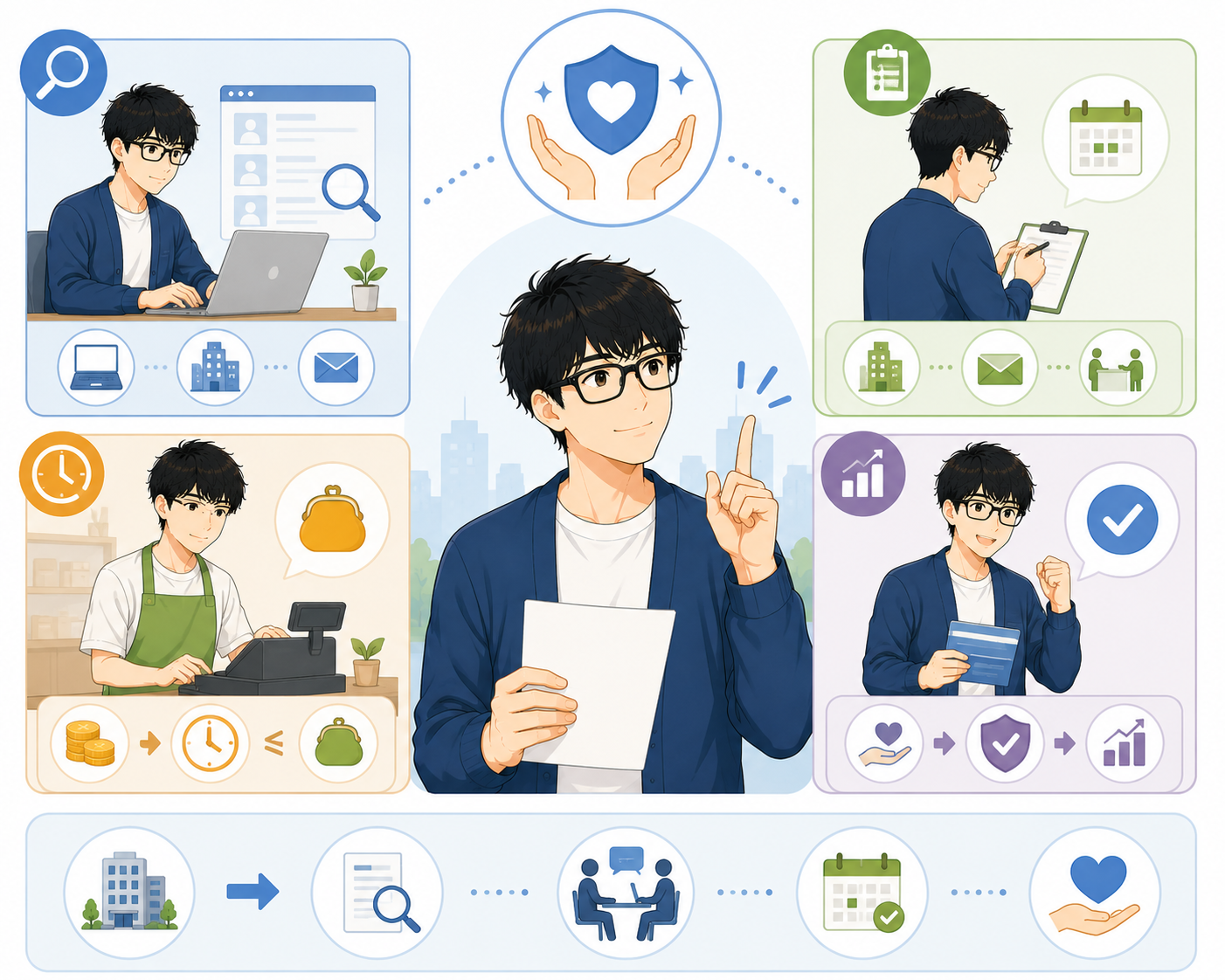 失業保険受給中の注意点