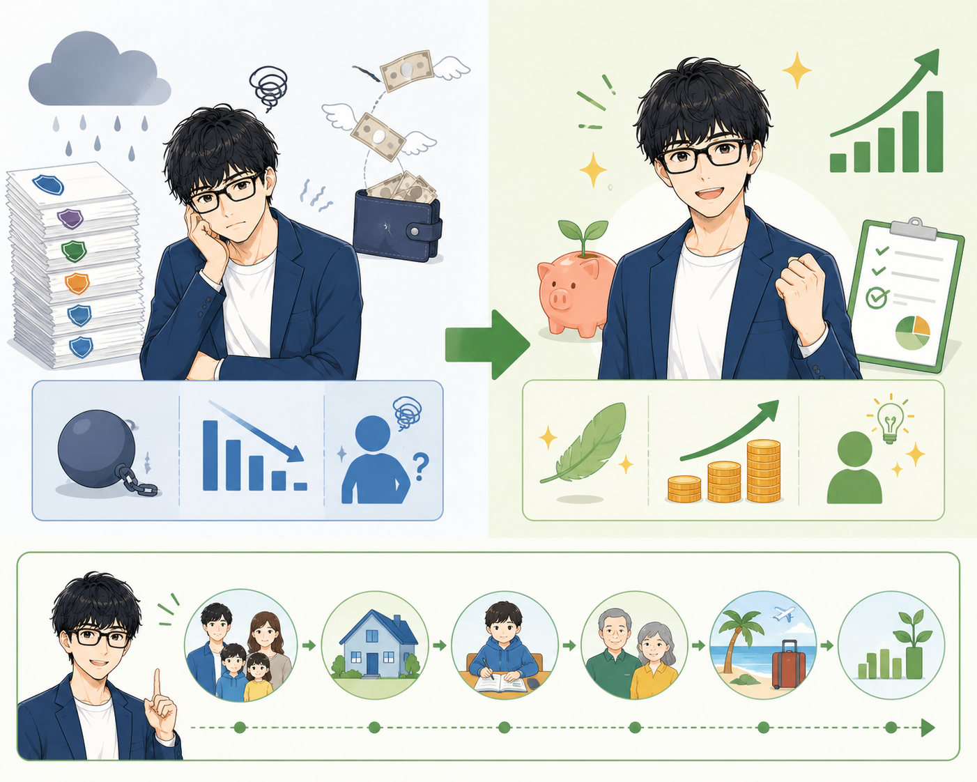 生命保険見直しの結果