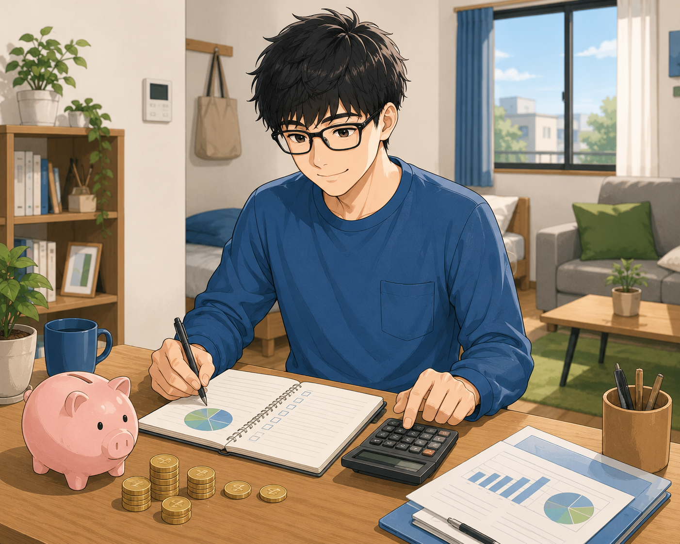 節約したお金を投資に回す