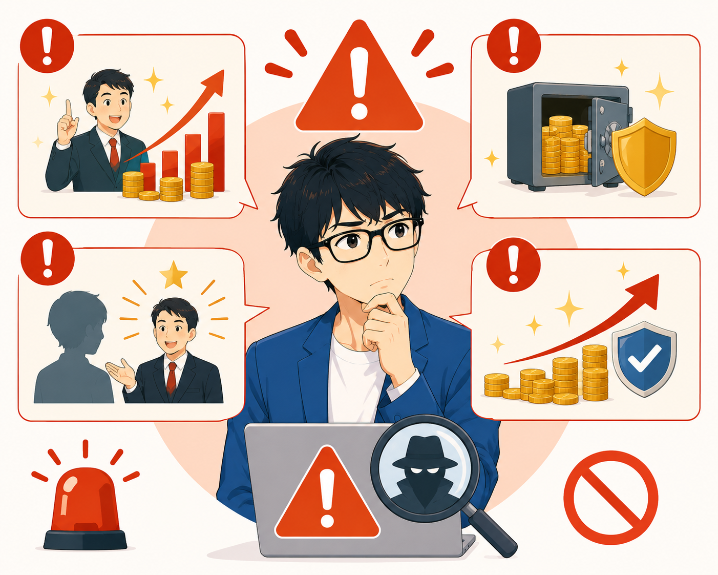 投資詐欺の手口